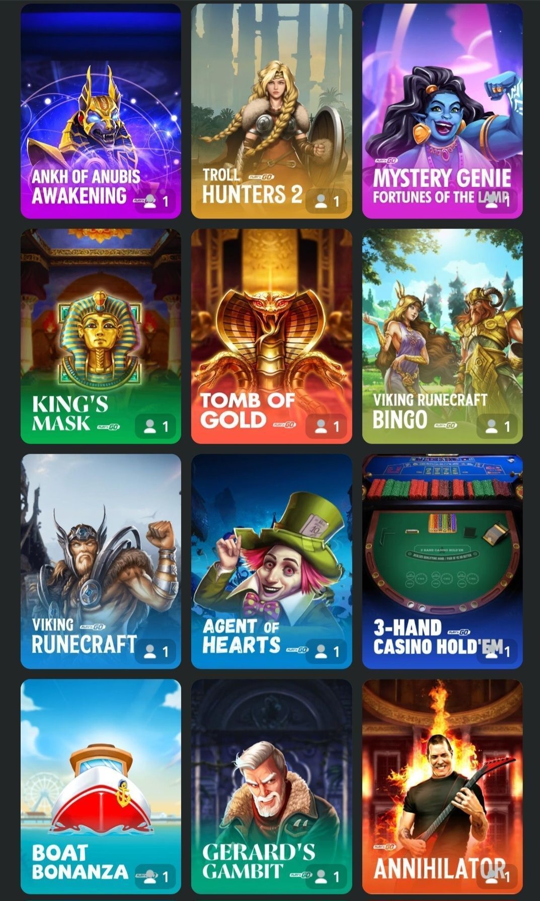 Cozino Casino game